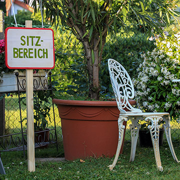 Hochzeit im Garten. Hochzeitsfotograf in Heppenheim.