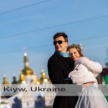 Hochzeitsfoto aus der Ukraine